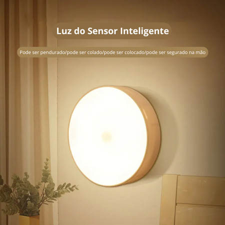Iluminação Automática Inteligente  com Sensor  LED Sem Fio